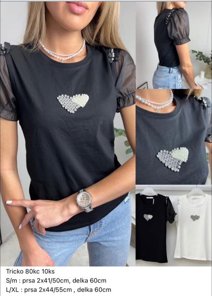  Tricko s kratkym rukavem 80kc 10ks 