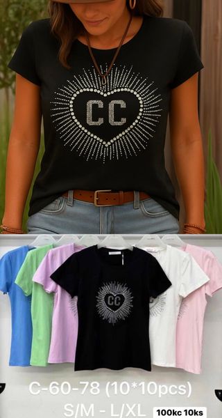  Tricko s kratkym rukavem 100kc 10ks 