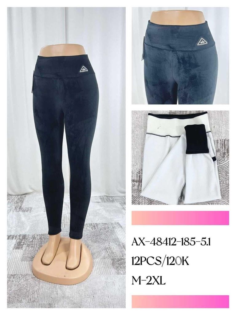 Termo zimní legíny s ovečkovym kožíškem 120kc 12ks