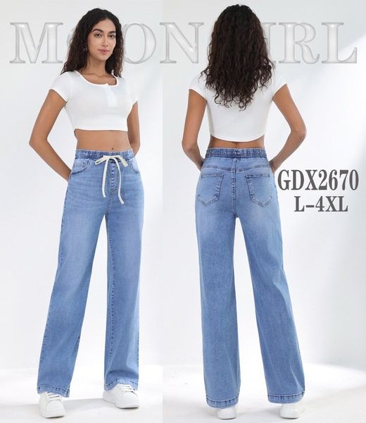  Široké džíny L-4XL (300KC X 10KS) 