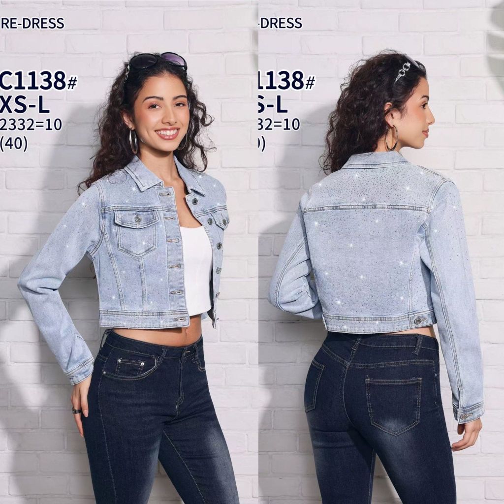 Dzinova bunda S KAMÍNKY 440kc  5ks