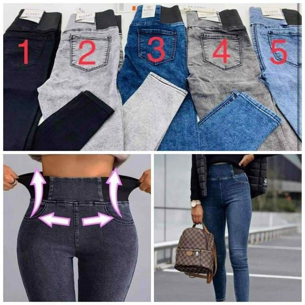  Oblíbené džíny s gumou v pase M.Sara 250kc 12KS 