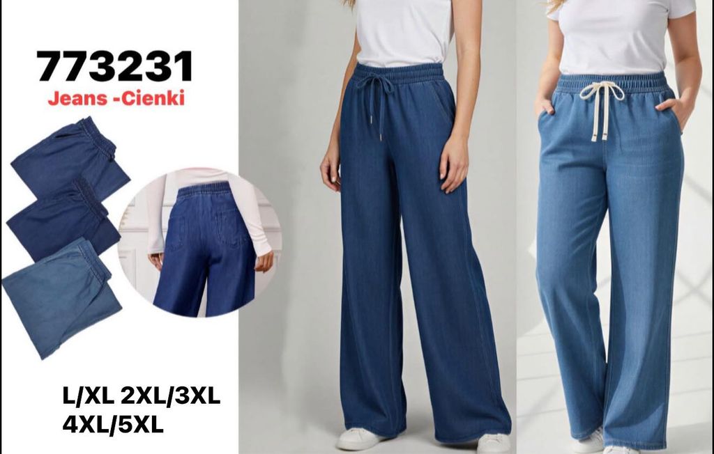  Dzinove kalhoty PLUSSIZE 165kc 12ks 