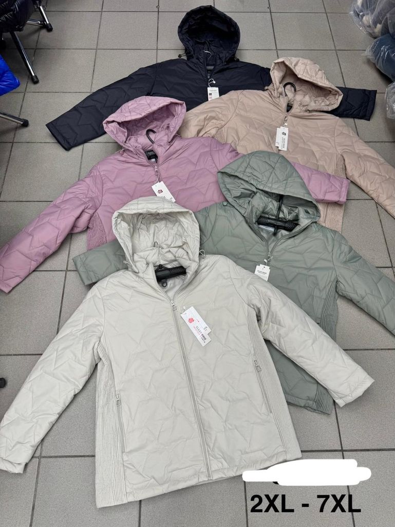 Jarní bunda s pružnými boky 2XL-7XL (440kc 6ks)