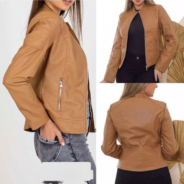  KOŽENÁ BUNDA HNEDÁ S-XXL ( 420KC 5KS) 