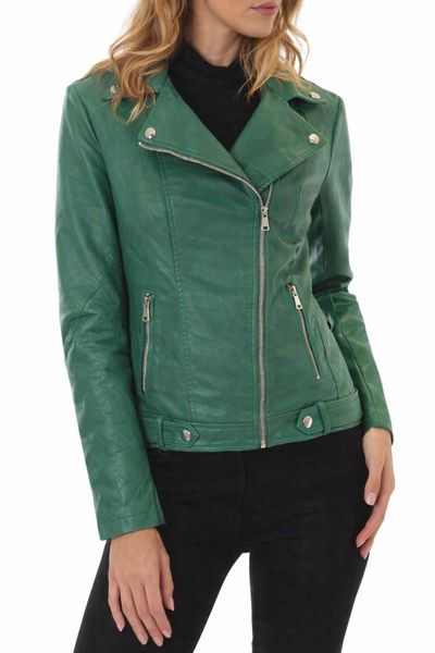  KOŽENÁ BUNDA ZELENÉ S-XXL ( 420KC 5KS) 