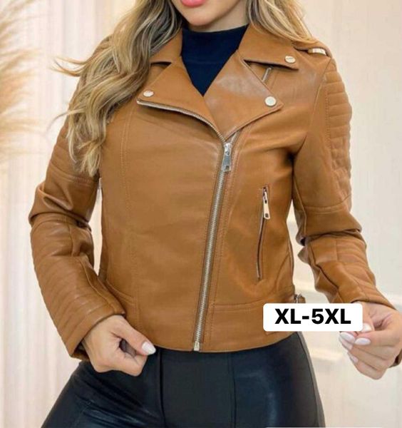  KOŽENÁ BUNDA PLUSSIZE 450kc 5ks XL-5XL 