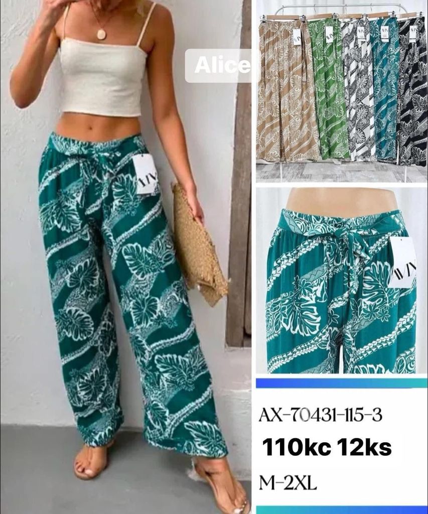 Kalhoty letni LEN  110kc 12ks