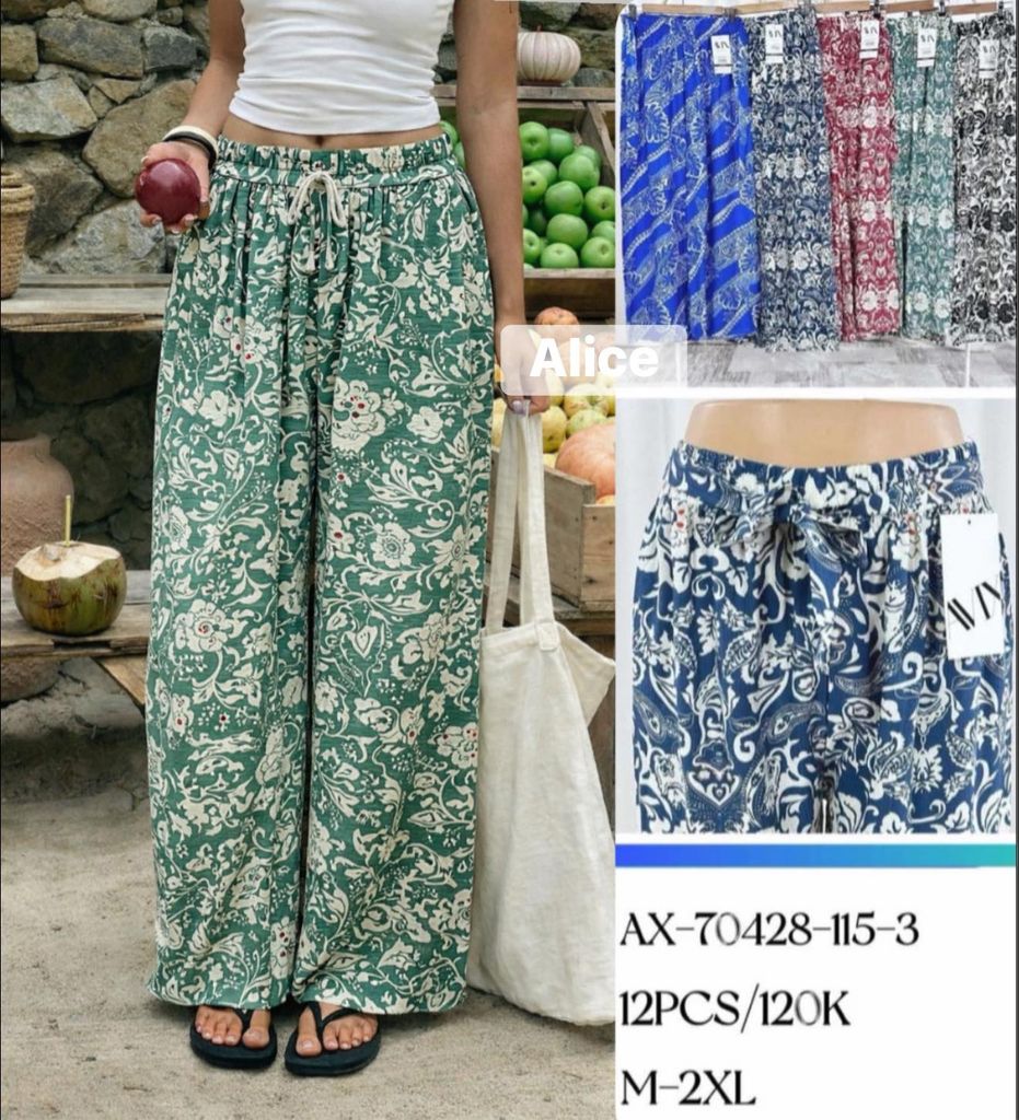 Kalhoty letni LEN 110kc 12ks