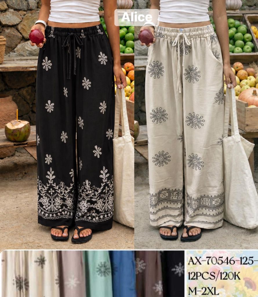 Kalhoty letni vzdusne 110kc 12ks