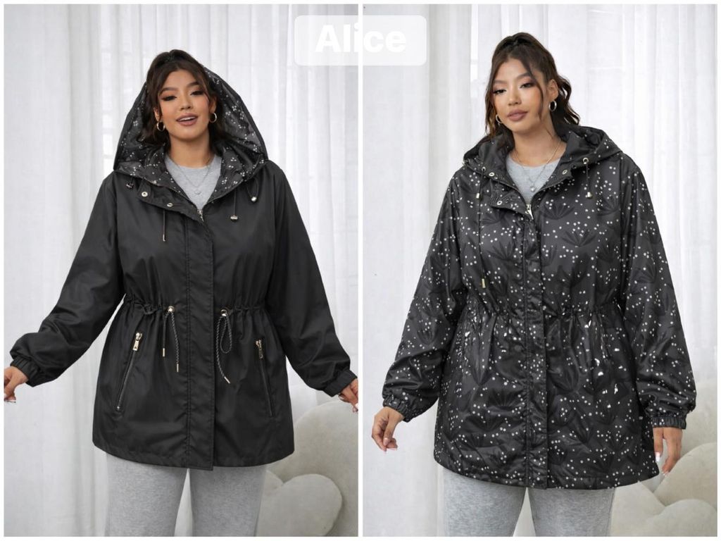 Letni bunda oboustrana PLUSSIZE 48 50 52 54 56 370KC 5KS