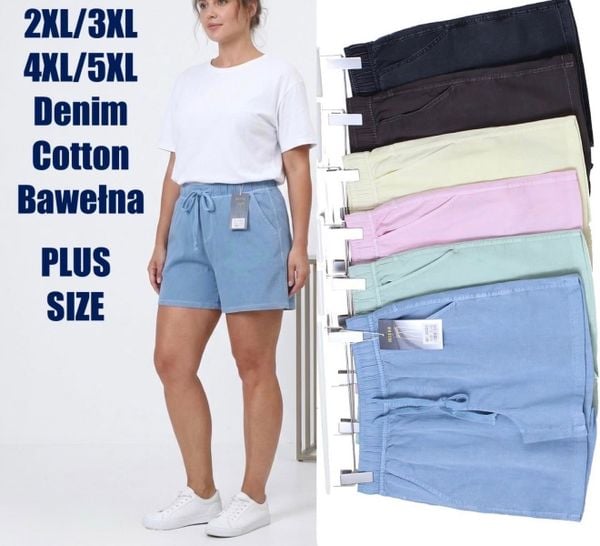  Dzinove kratasy PLUSSIZE 150kc 12ks 