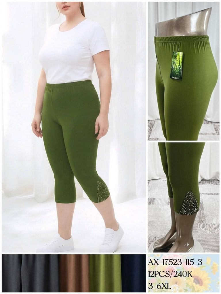 Leginy ala lelosi s kaminky 3/4 PLUSSIZE  95kc 12ks