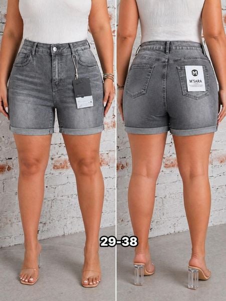  Džínové kraťasy PLUSSIZE 29-38 (275kc 12ks) 