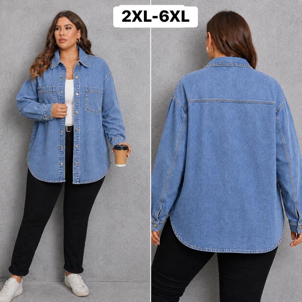Dzinova bunda 220kc 10ks 2XL-6XL