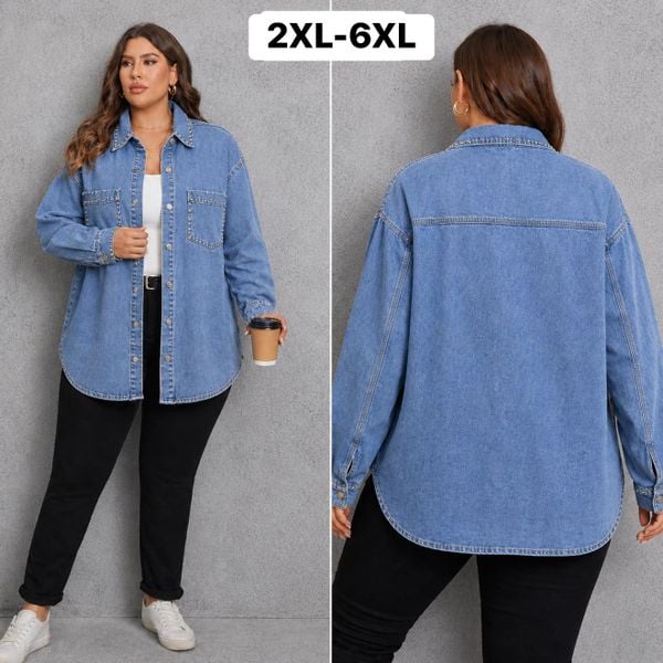  Dzinova bunda 220kc 10ks 2XL-6XL 