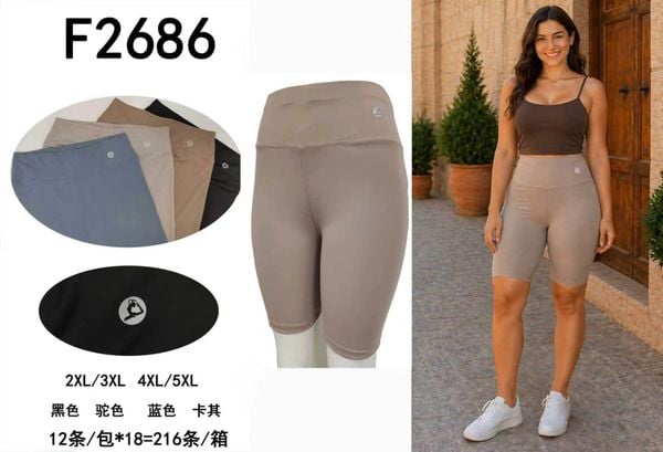  Sportovni leginy PLUS SIZE 2XL-5XL (85KC 12KS) 