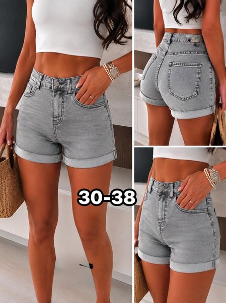  Džínové kratasy PLUSSIZE 30-38 (200kc 12ks) 