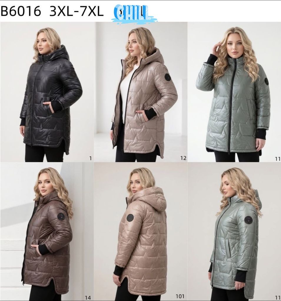 Podzimni bunda 3xl-7xl (460kc 5ks)