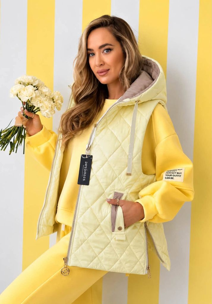 Vesta podzimní s bočními zipy  3XL-7XL (460kc 5KS)