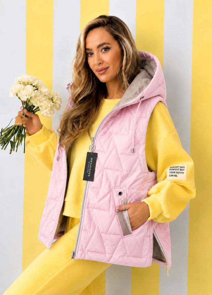Vesta podzimní s bočními zipy  3XL-7XL (460kc 5KS)