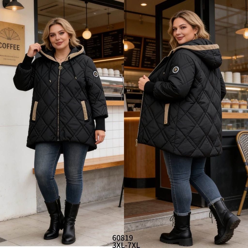 Podzimni bunda PLUSSIZE (420kc 5ks)