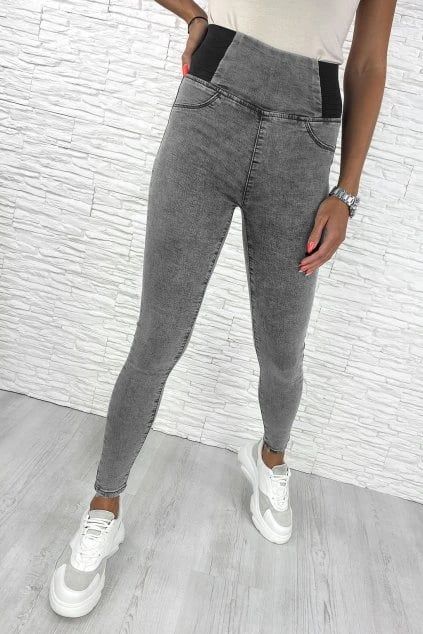 Oblíbené džíny s gumou v pase M.Sara 250kc 12KS