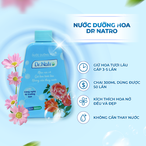 Combo 2 Nước Dưỡng Hoa DR.NATRO Cao Cấp Công Nghệ Nhật Bản 300ml