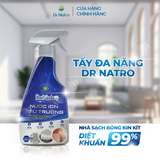 Combo 2 Siêu Tẩy Đa Năng DR.NATRO 500 ml - Tặng Kèm 1 Chai Tẩy Đa Năng 50ml + 2 miếng chà nhám