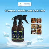 COMBO 2 Nước Lau Bàn Thờ DR.NATRO Hương Trầm Tự Nhiên 300ml
