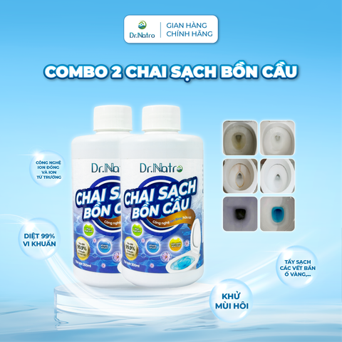 COMBO 2 Chai Sạch Bồn Cầu DR.NATRO 300ml