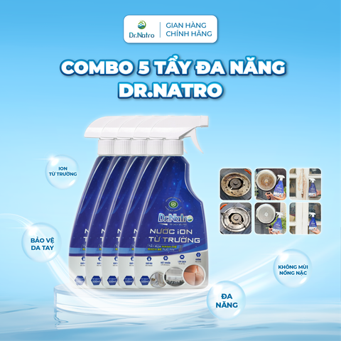 COMBO 5 Siêu Tẩy Đa Năng DR.NATRO 500ml