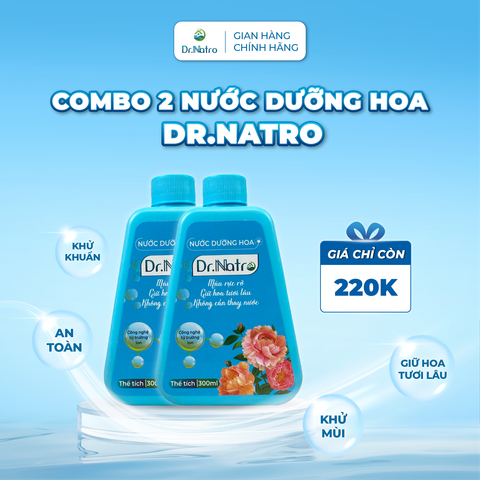 Combo 2 Nước Dưỡng Hoa DR.NATRO Cao Cấp Công Nghệ Nhật Bản 300ml