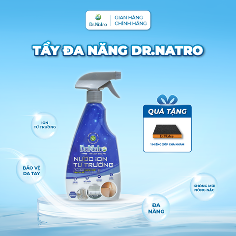 [COMBO MUA 1 Được 2] 1 Siêu Tẩy Đa Năng DR.NATRO 500ml + 1 miếng chà nhám
