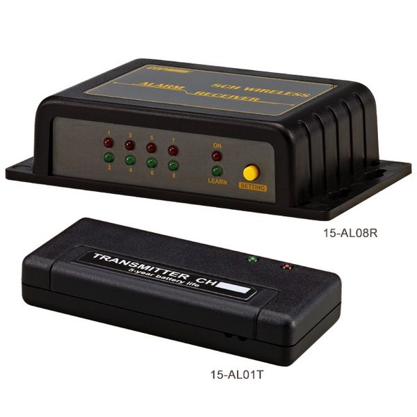 Bộ thu tín hiệu phát báo động không dây sử dụng Pin