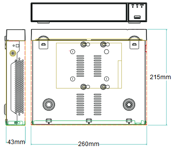 XNR265-4K16W – Đầu ghi hình NVR 8MP 16 kênh