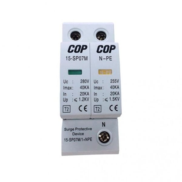 15-SP07M-2 – Thiết bị chống sét lan truyền 1 pha 280VAC, 40kA, 15kV
