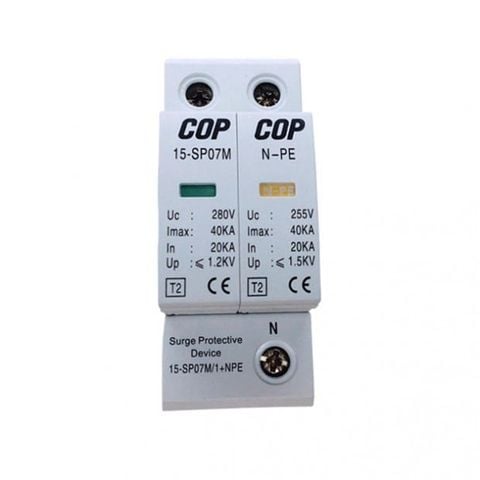 15-SP07M-2 – Thiết bị chống sét lan truyền 1 pha 280VAC, 40kA, 15kV
