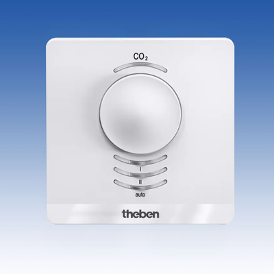 Cảm biến CO₂ điều khiển quạt thông minh Theben AMUN 716 SR