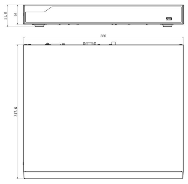XNR265AI-4K08S2-8P AI NVR 8MP 8 kênh tích hợp ANPR & PoE