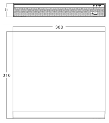 XNR265-1216WS2 Đầu ghi hình NVR 12MP 16CH – Hỗ trợ 2 ổ SATA