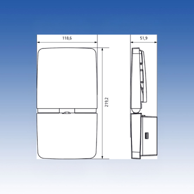 TheLeda P12 AL – Đèn LED thông minh gắn tường ngoài trời, chống nước IP55