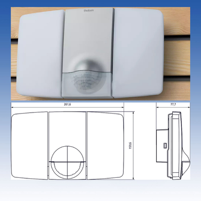 Đèn LED Cảm Biến Ngoài Trời theLeda P24 AL – Giải Pháp Chiếu Sáng Thông Minh và An Toàn