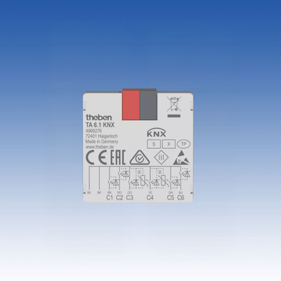 TA 6.1 KNX – Giao diện đầu vào nhị phân 6 chiều với 2 đầu vào NTC