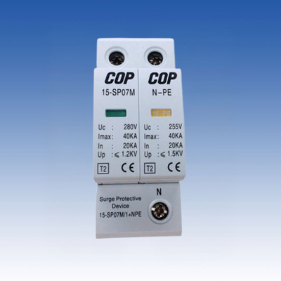 15-SP07M-2 – Thiết bị chống sét lan truyền 1 pha 280VAC, 40kA, 15kV