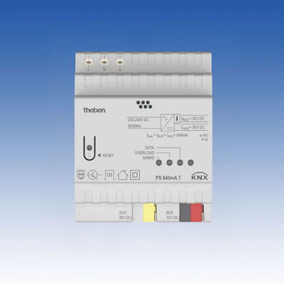 Nguồn cấp PS 640 mA T KNX – Cung cấp và giám sát điện áp hệ thống KNX