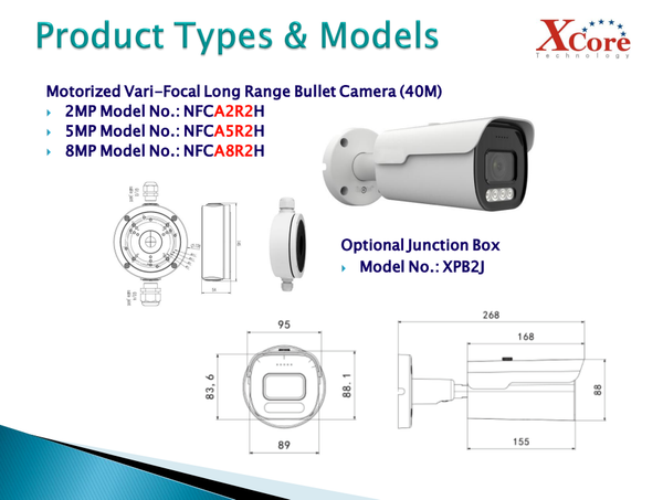 NFC2D2H - Camera IP Dome kim loại nhẹ kép 2MP