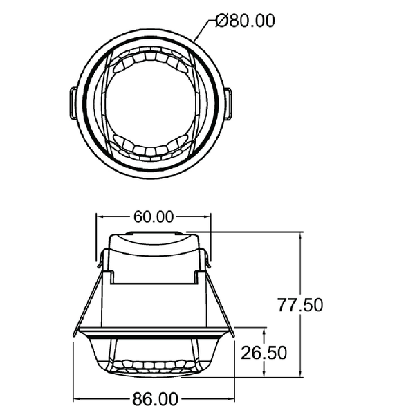 Theben PIRA TC DE Cảm biến hiện diện và chuyển động | Lắp âm trần