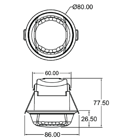 Theben PIRA TC DE Cảm biến hiện diện và chuyển động | Lắp âm trần