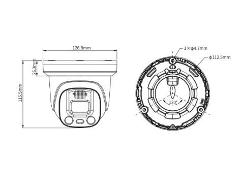 NFC5D3S - Camera IP 5MP chống nhiễu chủ động